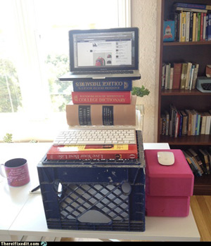 DIY Sit & Stand Desks - The Books DIY Sit & Stand Desks - The Books
