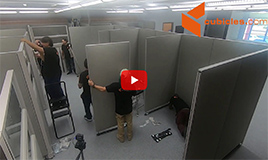 Riva Motorsports Cubicle Installation