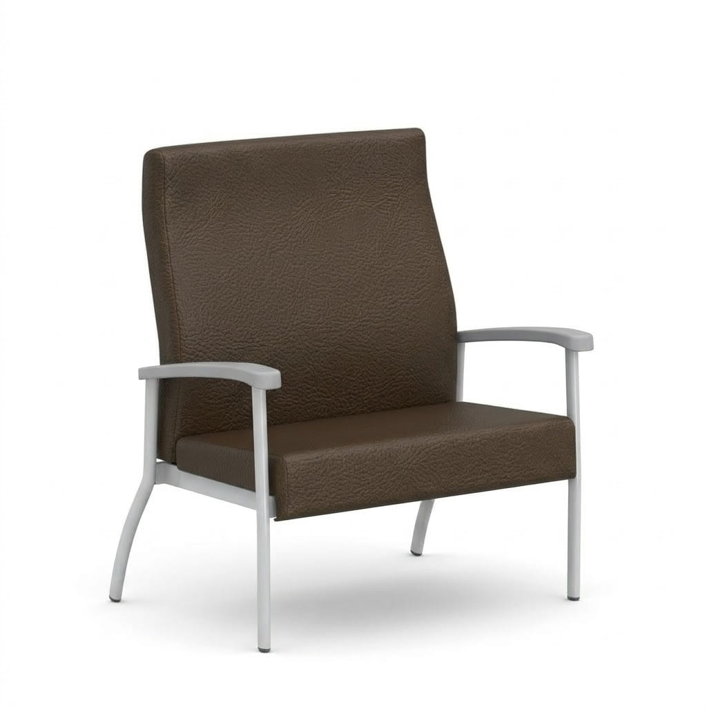 Armchair left link espresso