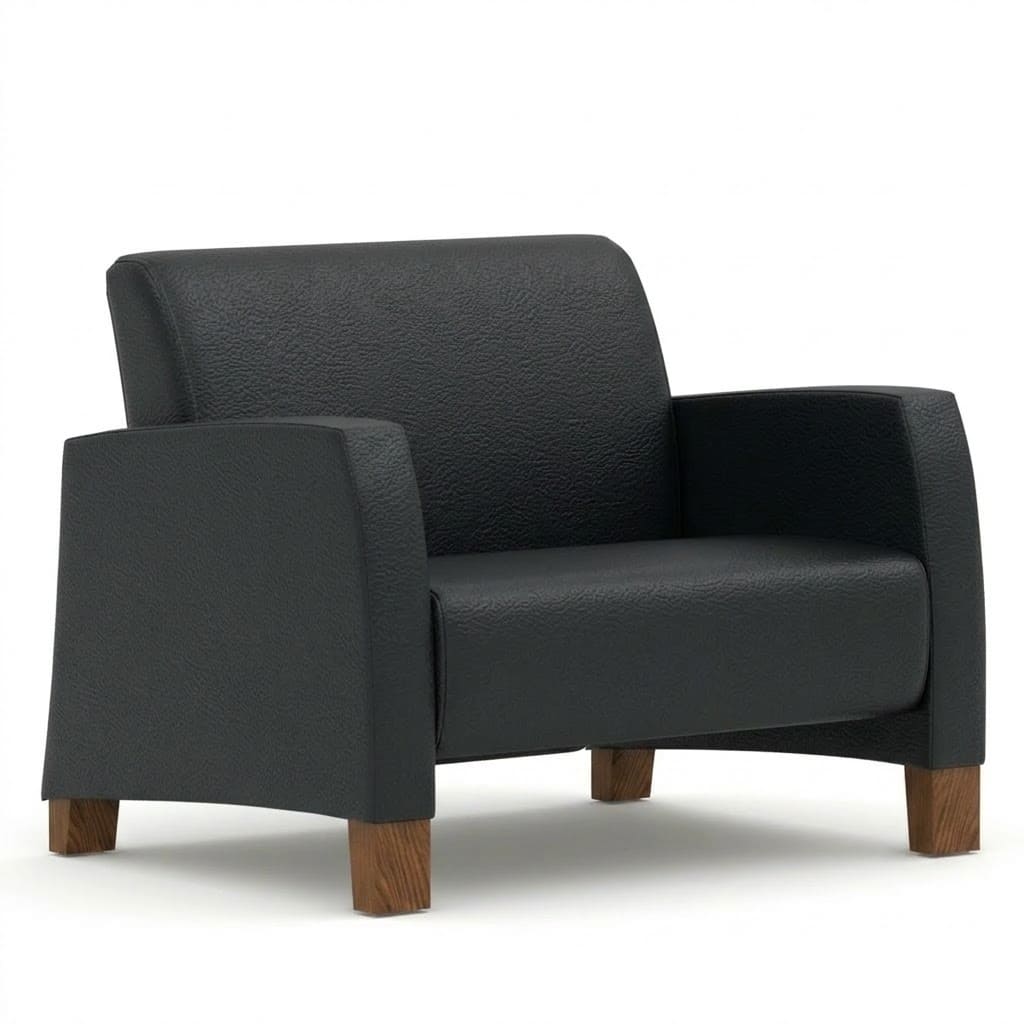Bariatric lounge chair black