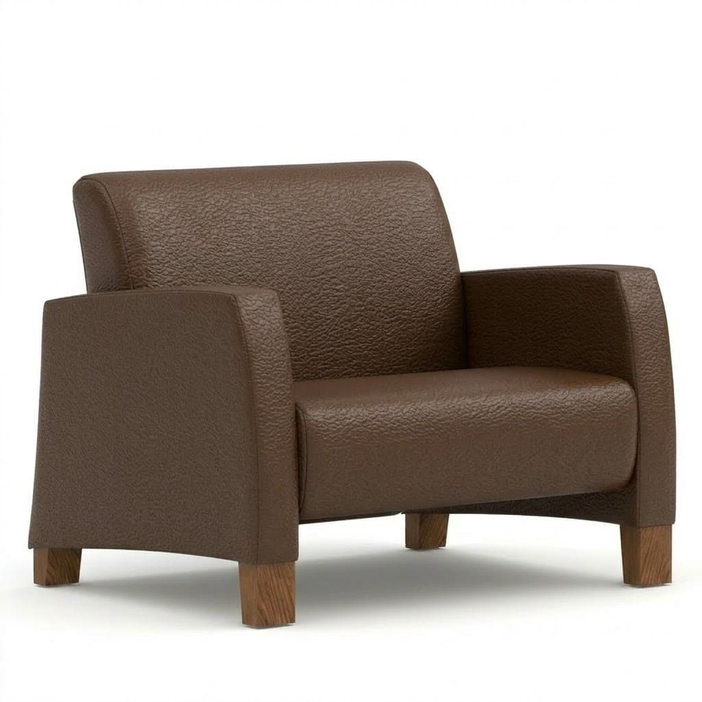 Bariatric lounge chair chocolate
