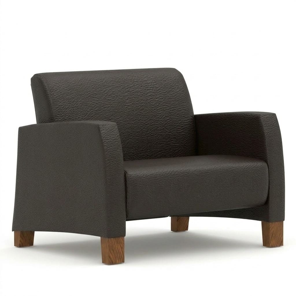Bariatric lounge chair espresso