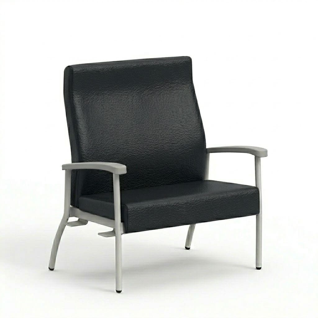 Bariatric medical high back black 1
