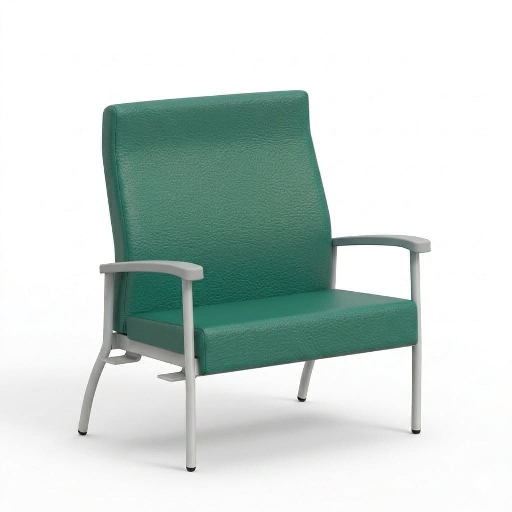 Bariatric medical high back green 1