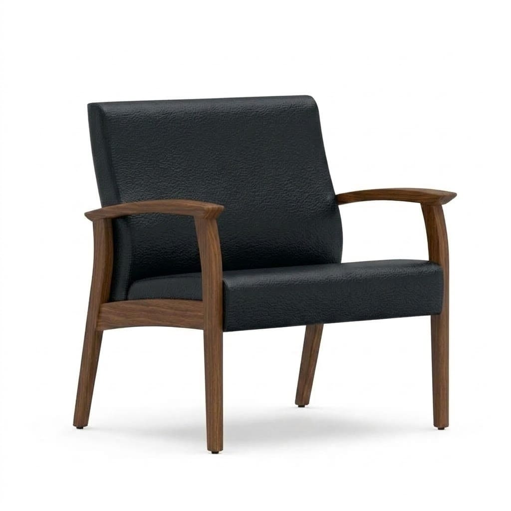 Big bariatric chair black 1