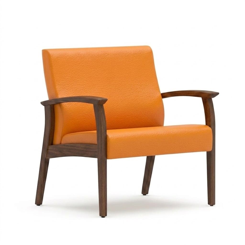 Big bariatric chair orange 1