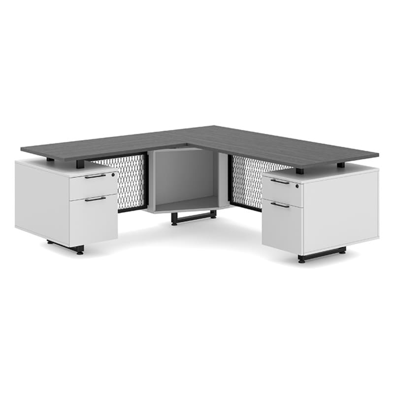 L shape office desk newport gray top 1 L shape office desk newport gray top 1