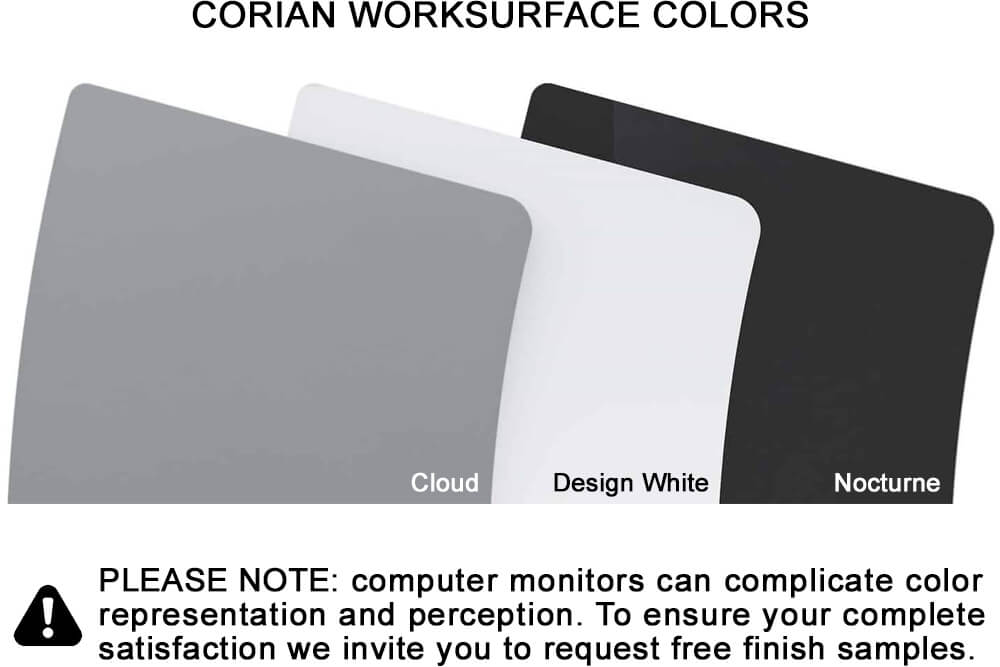 View corian finishes