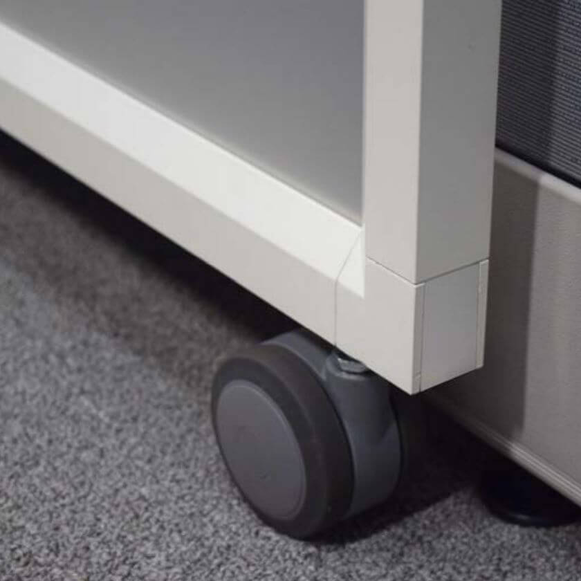Cubicle with sliding door caster 1 2 3 4 Cubicle with sliding door caster 1 2 3 4