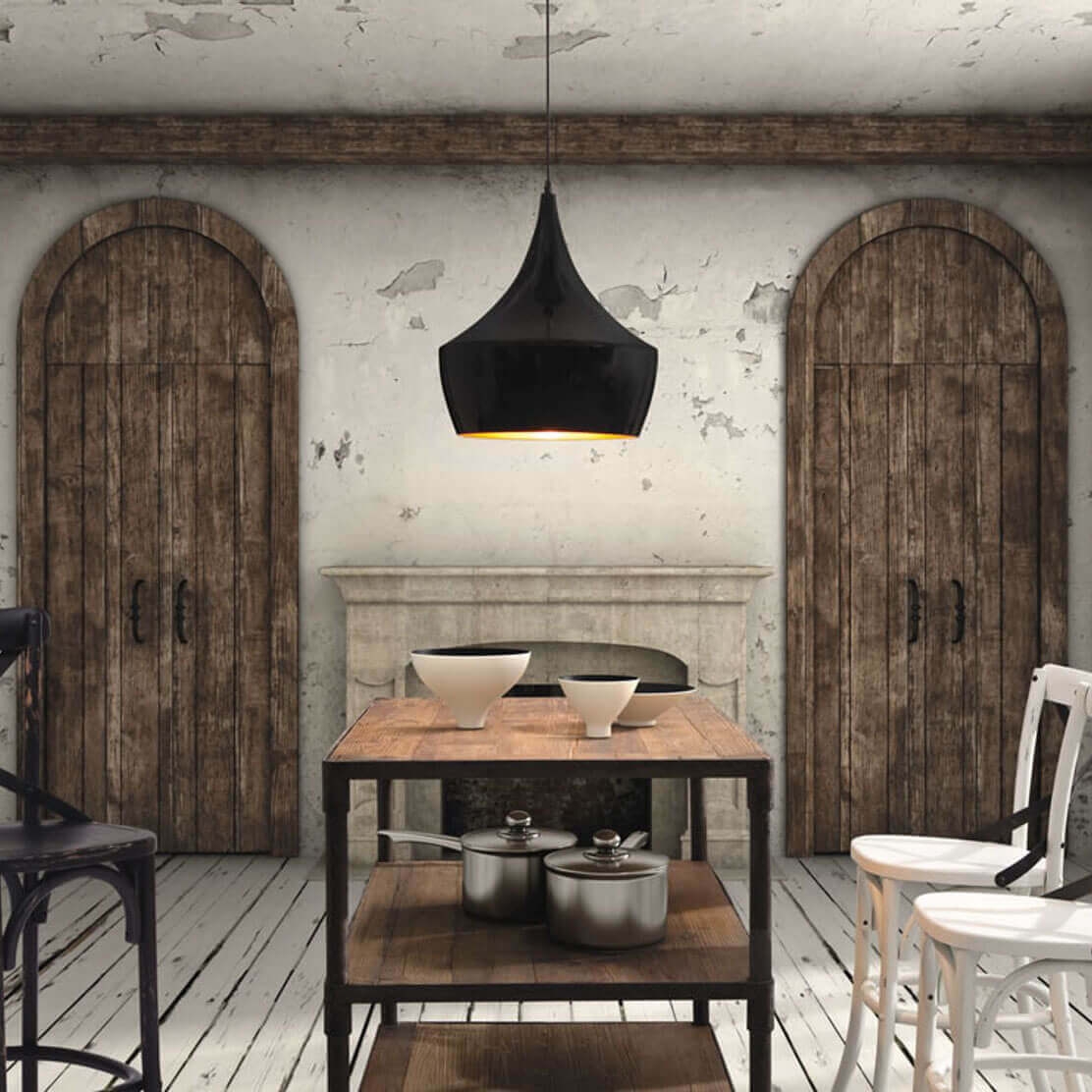 Industrial style lighting environmental view Industrial style lighting environmental view
