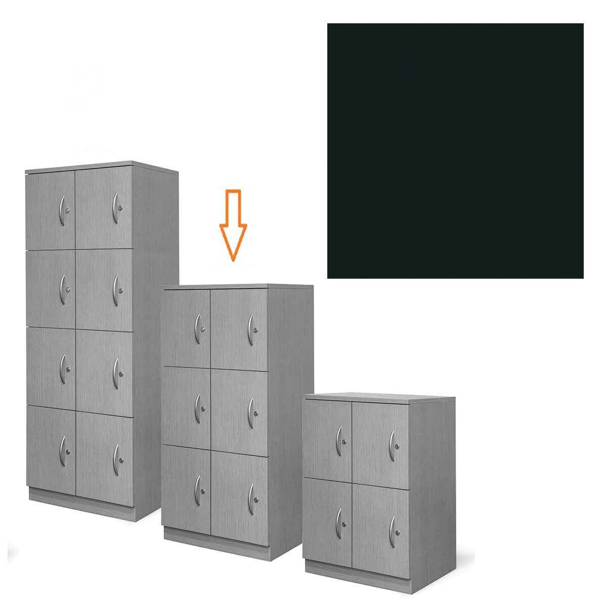 Laminate lockers CUB WLU8HT1 UMS TFL BKBK ORG 1 2 Laminate lockers CUB WLU8HT1 UMS TFL BKBK ORG 1 2