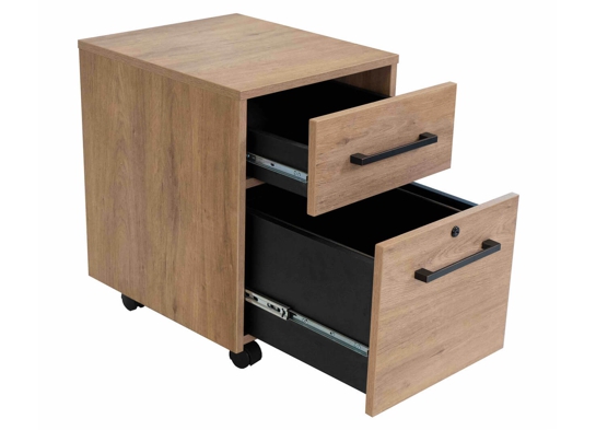 Office file cabinets office pedestal mobile pedestal 2 drawer angle natural 1