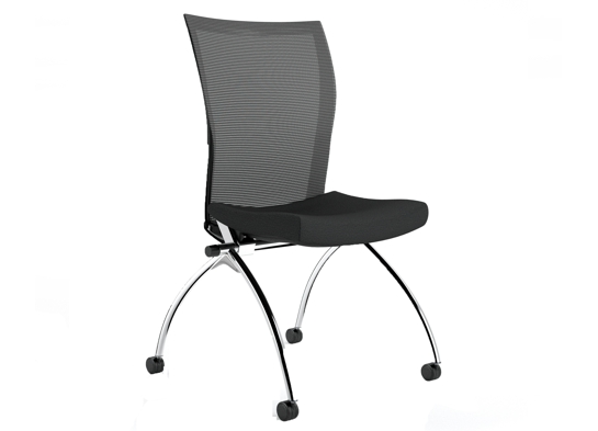Office furniture chairs guest chairs traing chair front angle view