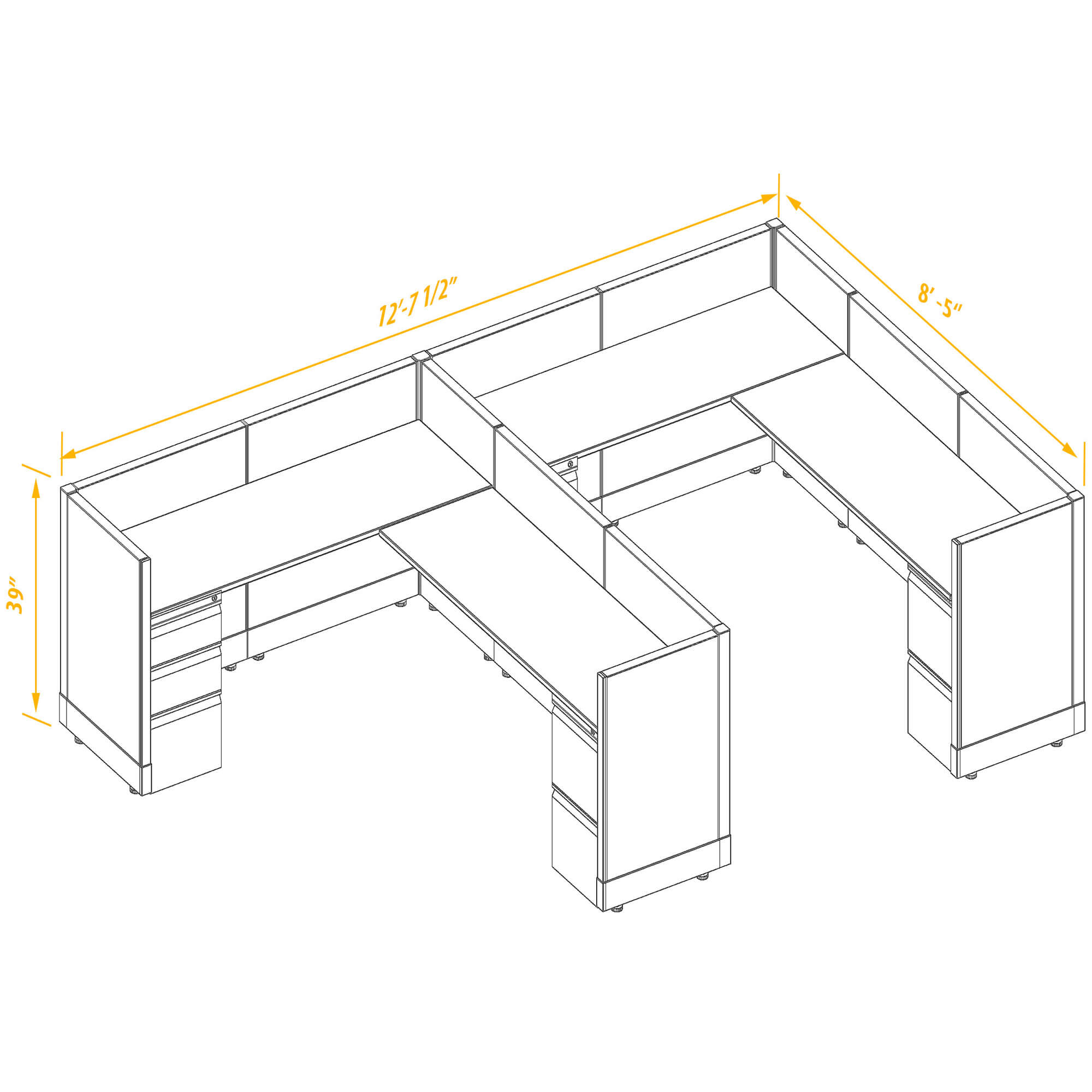 Office workstations CUB 2 39 68 PSO Office workstations CUB 2 39 68 PSO