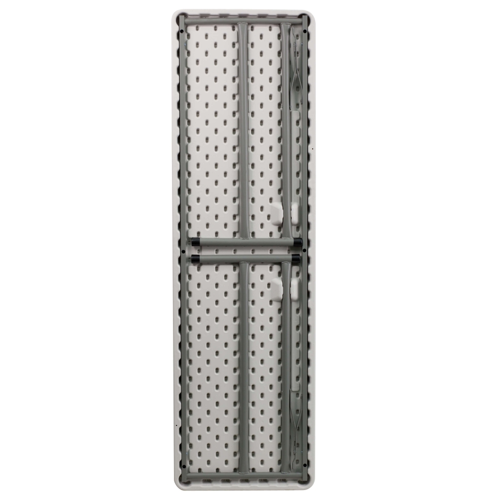 Plastic folding table bottom view Plastic folding table bottom view