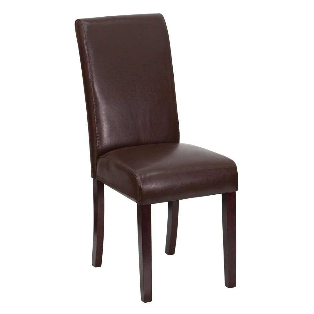 Restaurant chairs CUB BT 350 BRN LEA 008 GG FLA Restaurant chairs CUB BT 350 BRN LEA 008 GG FLA
