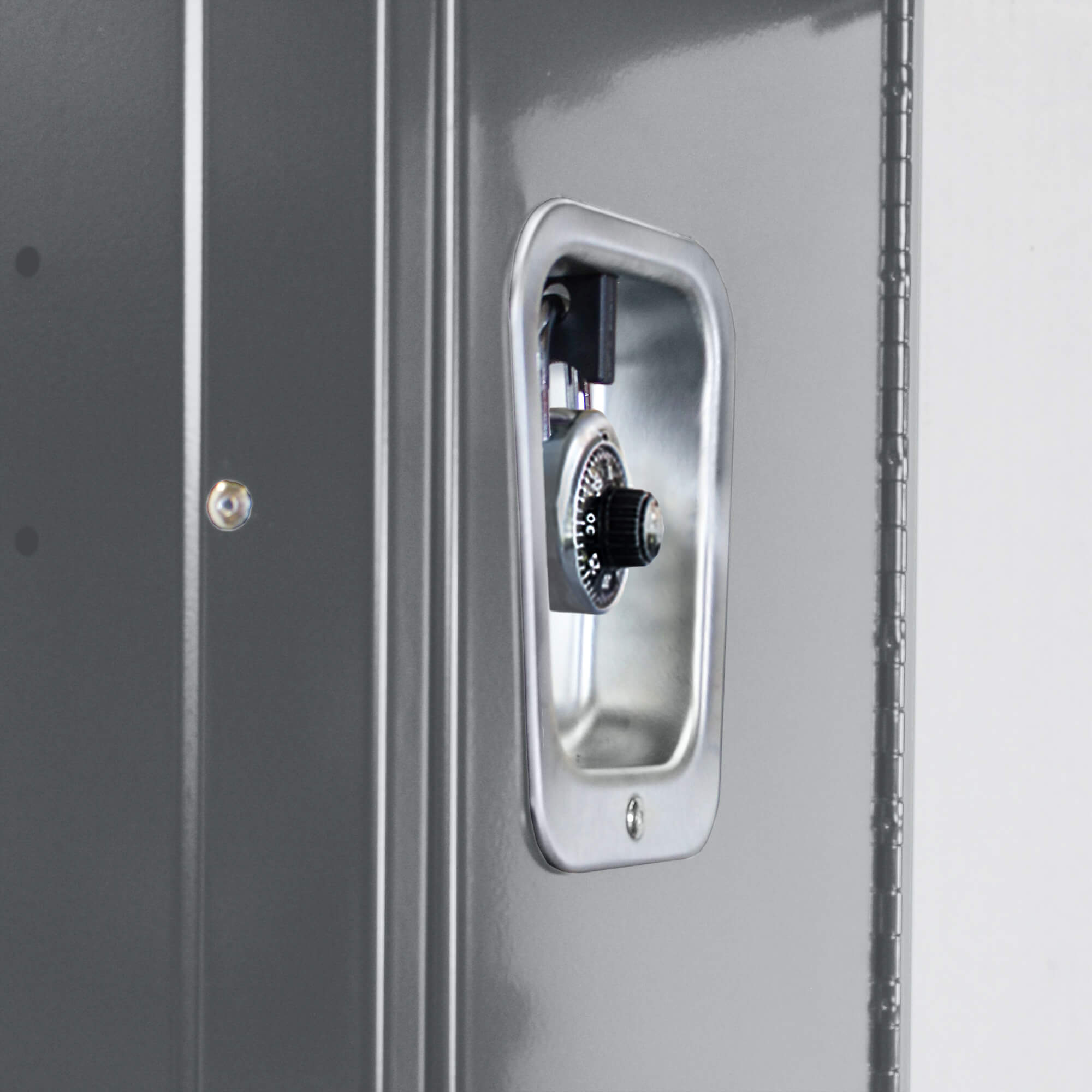 Locker room lockers recessed Locker room lockers recessed