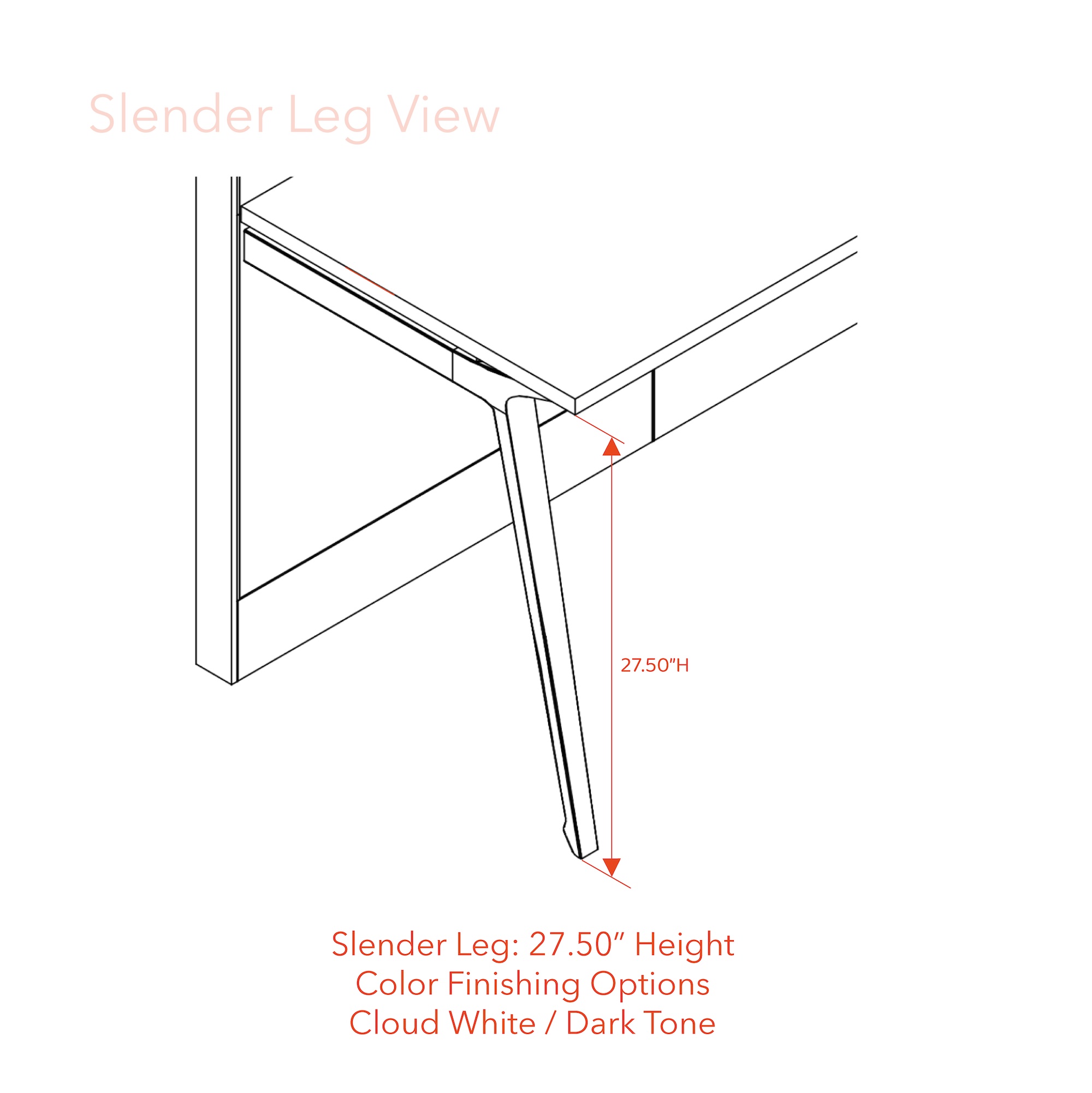 Modern cubicles slender legs close up view Modern cubicles slender legs close up view